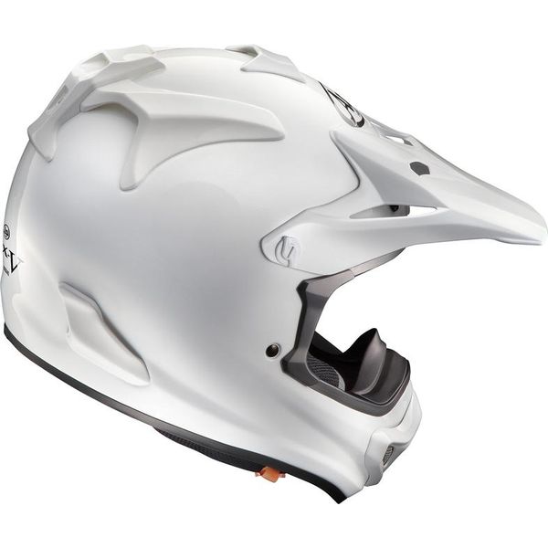 Casco Da Motocross Arai MX-V Evo Solid, Bianco, S (55/56)-image