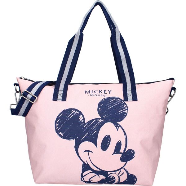 Vadobag Shopper Mickey Mouse Fashion Mission Con Grande Stampa Frontale Pink One Size-image