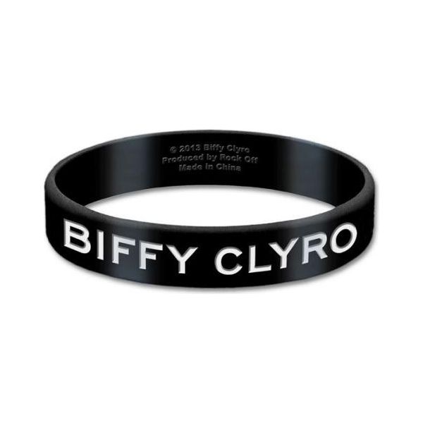 Biffy Clyro - Braccialetto In Silicone Logo RO6907 (Taglia Unica) (Nero)-image
