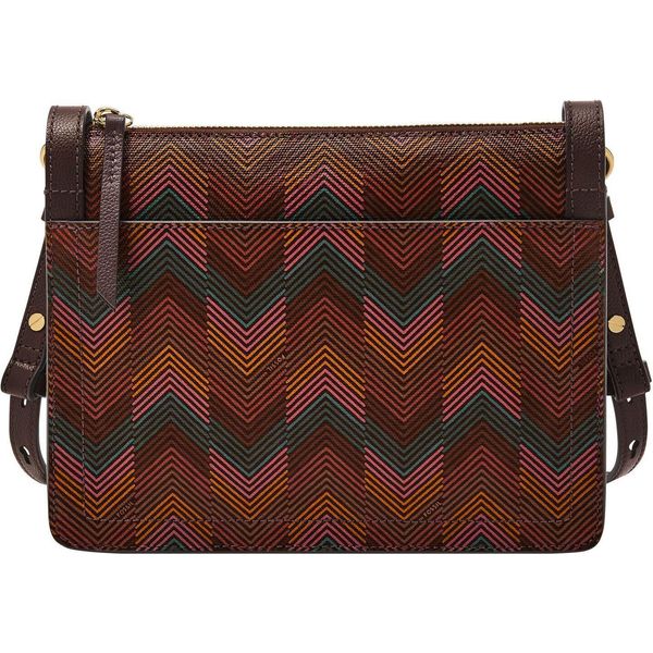 Fossil Pelle Borsa A Tracolla Taryn Crossbody Bag Harlow Multi Print Multicolore-image