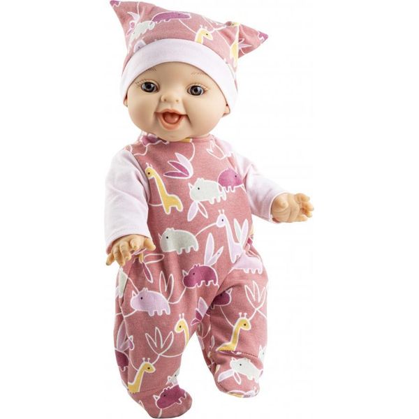 Paola Reina Baby Doll Gordi Leire Girl 34Cm Bambola In Vinile Rosa-image