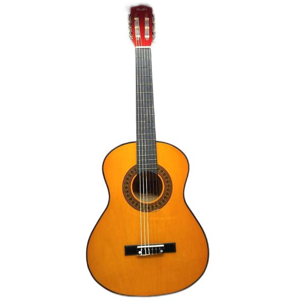 Eko Guitars Cs 5 Natural Chitarra Classica Serie Studio 34 Scale, Bande Top E-image