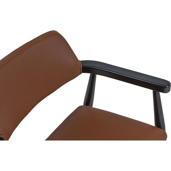 Poltrona Design Sala Da Pranzo Nero Mobili In Legno Sedia Nuova Seduta-image