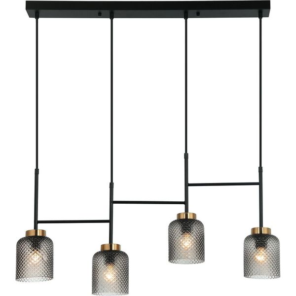 Lampada Toolight App1266-4Cp Black-image