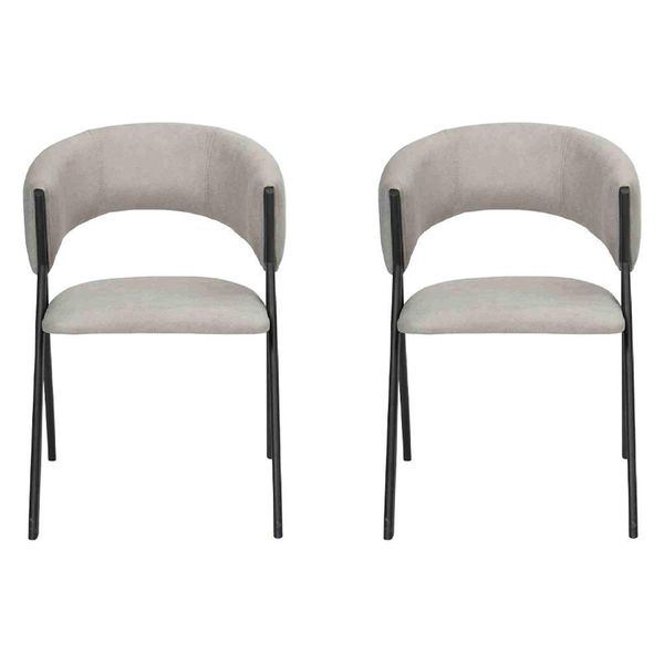 Sala Da Pranzo Lusso Stile Designer Moderno 2X Sedie Seduta Imbottita Arredamento Nuovo-image