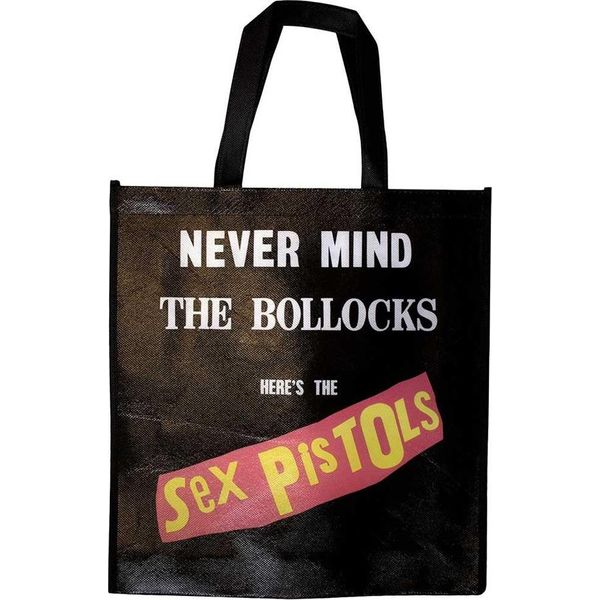 Sex Pistols - Borsa Da Trasporto "Never Mind The Bollocks Original Album"", Ecologica RO11743 (Taglia Unica) (Nero)"-image