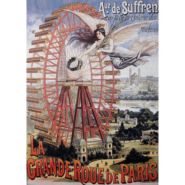 D-Toys Puzzle La Ruota Panoramica Di Parigi - Puzzle Da 1000 Pezzi-image