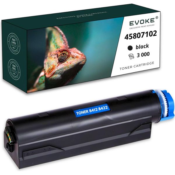 Toner Per Oki 45807102 Nero B412 ️️ B412 B432 B512 MB472 Mb492Dn MB562 ️-image