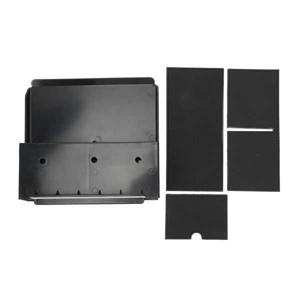 Scatola Di Immagazzinamento Dell'organizzatore Della Console Centrale, Supporto Di Immagazzinamento Della Console Centrale, Organizzatore Della Console Centrale, Vassoio Sotto Lo Schermo, Vassoio Di Immagazzinamento Del Cruscotto Della Console Centrale, Vassoio Di Immagazzinamento Sotto Lo Schermo Dell'auto-image