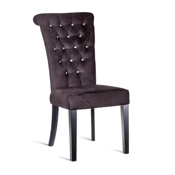 Poltrona Chesterfield Design Sedia Imbottitura Legno Poltrona Sedie Club Lusso Tessuto-image