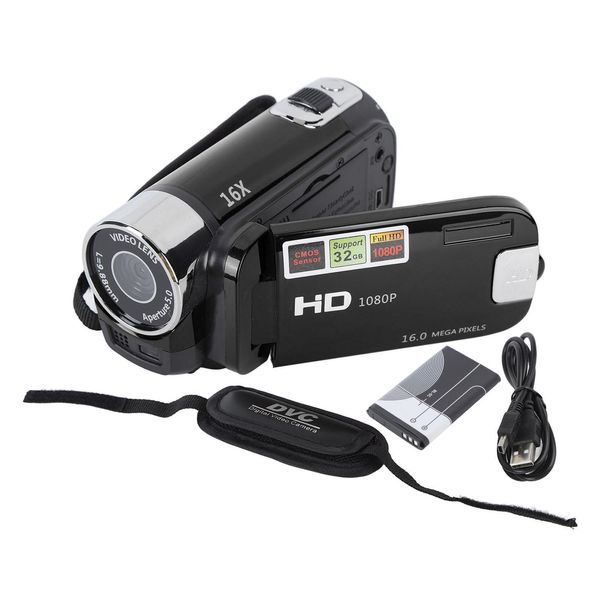 Videocamera Dv 4K 48MP Schermo Ruotabile Tft Da 2,7 Pollici Videocamera Con Zoom Digitale 16X E Cavo Usb-image