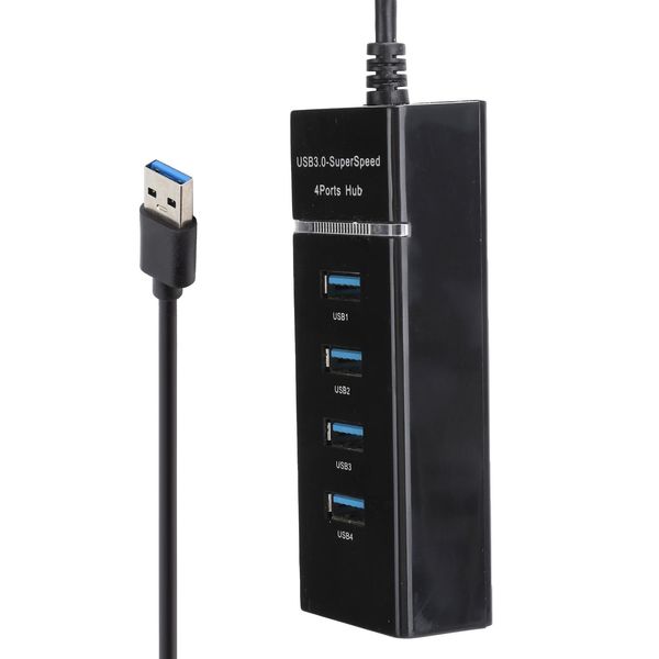 Hub Usb 3.0, Adattatore Splitter Usb, Splitter Per Cavi, Adattatore Usb A 4 Porte, Estensore, Hub-image