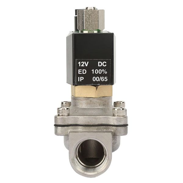 Elettrovalvola, Elettrovalvola, Elettrovalvola Per Acqua, Elettrovalvola Elettrica Normalmente Aperta, Elettrovalvola In Acciaio Inox, Elettrovalvola G1 Elettrica-image