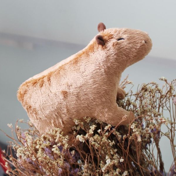 Bambole Di Peluche Capybara, Peluche Animali Selvatici, Peluche Animali Di Simulazione Capybara-image