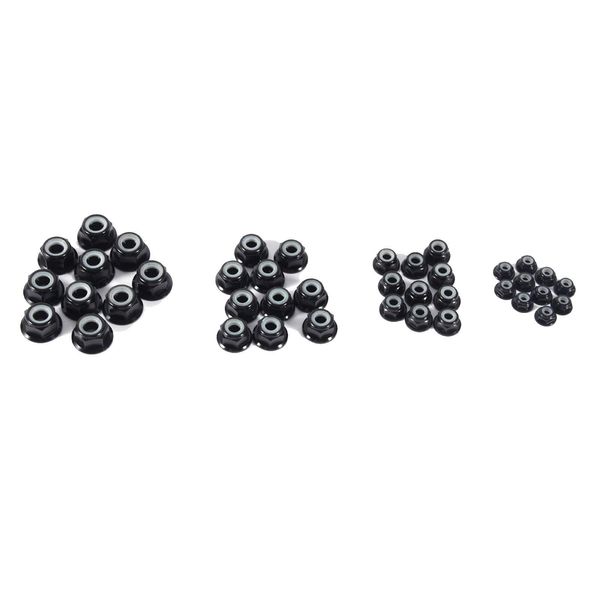 Dado Di Nylon, Dado Di Bloccaggio, Anodizzare Dado Di Bloccaggio Della Flangia, Dado Di Bloccaggio Anodizzato, Inserire Dado Di Bloccaggio Di Auto, Strumenti Della Vite Dell'hardware-image