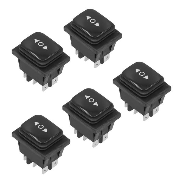 Interruttore A Bilanciere, Interruttore A Bilanciere Della Barca, Interruttore On Off On, Interruttore A Bilanciere A 6 Pin, Interruttore A Bilanciere A 3 Posizioni, Interruttore Di Reset Bilaterale, Componente Di Controllo Industriale-image