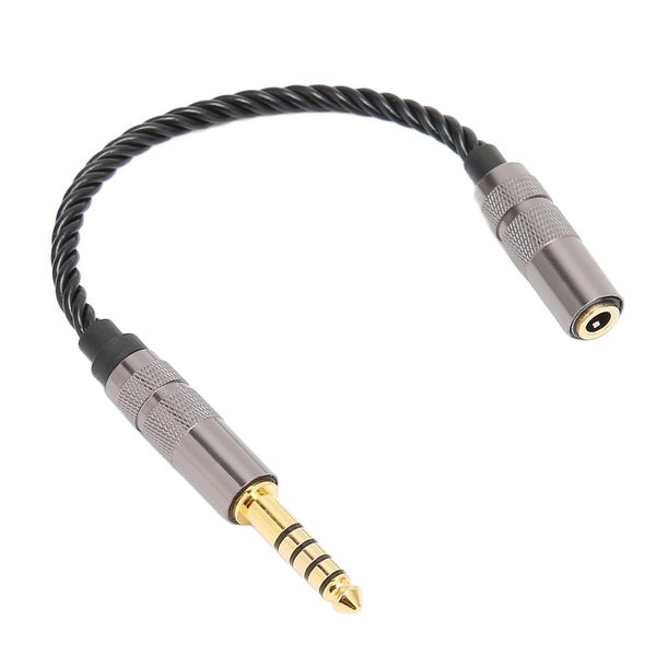 Cavo Adattatore Per Cuffie, Placcato In Oro, Da Spina Bilanciata Da 4,4 Mm A Jack Stereo Da 3,5 Mm, Cavo Adattatore-image
