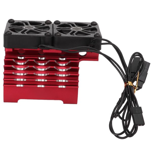 Ventola Di Raffreddamento Del Motore Senza Spazzole, Dissipatore Del Motore Del Doppio Ventilatore, Radiatore Del Motore Del Doppio Ventilatore, Ventola Di Raffreddamento Del Motore Senza Spazzole Di Rc, Ventola Di Dissipazione Di Calore Del Motore Senza Spazzole Dell'automobile Di Rc, Dissipatore Del Motore Senza Spazzole Di Rc-image