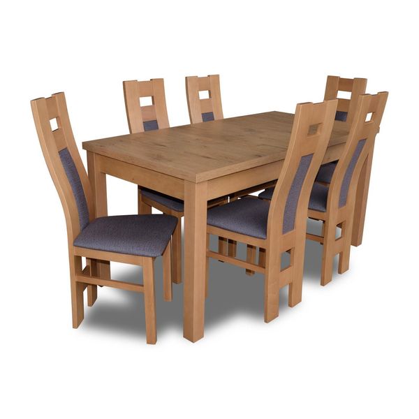 Sala Da Pranzo 6X Poltrone 7Pc Set Classico Tavolo Da Pranzo Gruppo Sedie Lusso-image