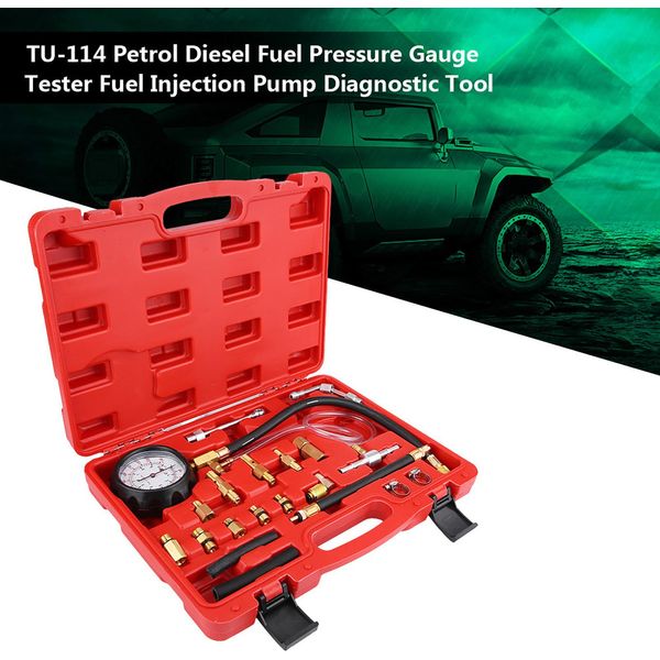 Pompa Carburante Benzina, Pompa Iniezione Carburante, Pompa Iniezione Diesel, Strumento Diagnostico Diesel, Tester Pressione Carburante, Pompa Iniezione Carburante, Misuratore Carburante-image