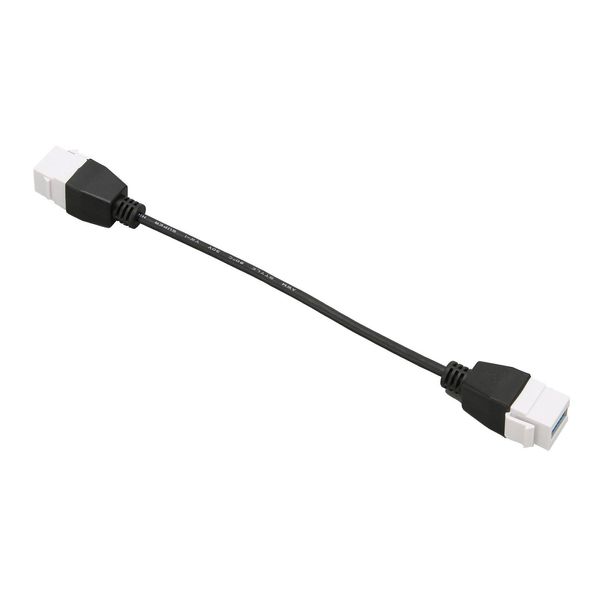 Cavo Usb 3.0 Keystone Jack Inserts, Cavo Usb 3.0 Female Keystone Jack Inserts, Adattatore Usb 3.0 Wall Plate Outlet Panel, Cavo Usb 3.0 Keystone Jack, Adattatore Usb 3.0 Connettori, Cavo Usb 3.0 Convertitore-image