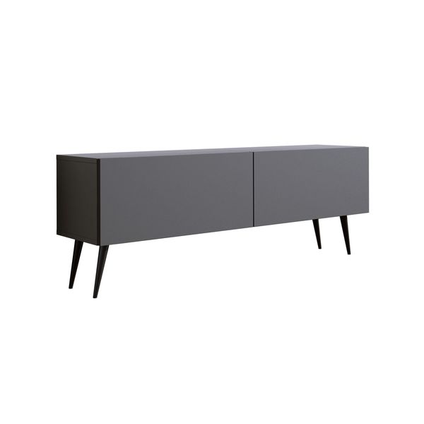 Cabinet Tv : Antracite, Gambe Nere, 140 X 52 X 32 Cm-image