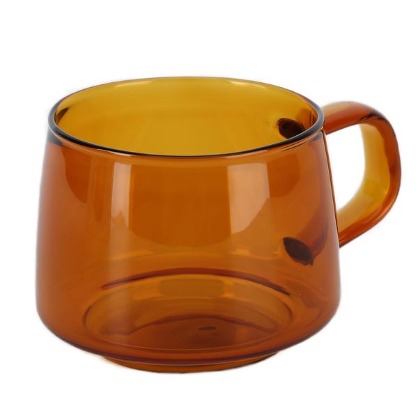 Tazza Di Caffè Trasparente 250ML Tazza Di Vetro Borosilicato Tazza Di Tè Acqua Latte Con Manico-image