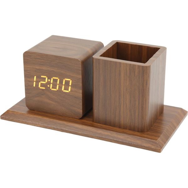 Orologio A Portapenne, Orologio A Portapenne, Sveglia A Portapenne, Orologio A Portapenne A Led, Sveglia Digitale, Sveglia-image