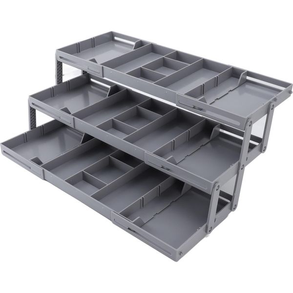 Organizzatore Del Cassetto, Organizzatore Del Cassetto Del Trucco, Vassoio Dell'organizzatore Dei Gioielli, Espositore Dell'organizzatore Di Stoccaggio Dell'orecchino, Organizzatore Espandibile Della Scrivania, Espositore Del Contenitore Dei Gioielli-image
