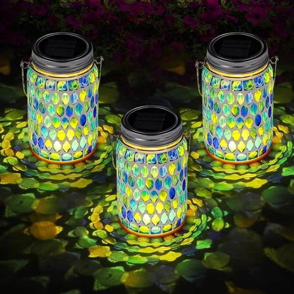 Luci Solari A Mosaico, Lanterne Pensili Da Esterno, Lanterne Solari-image