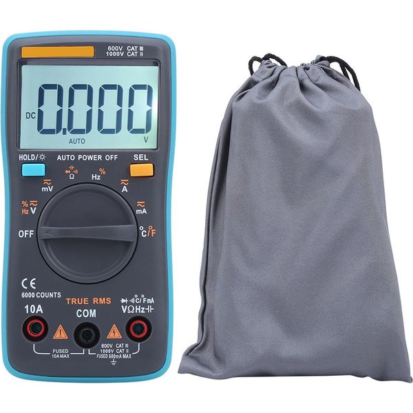 Multimetro, Multimetro Digitale, Tester Diodo Multimetro, Multimetro Elettrico, Tester Elettrico, Multimetro Ac Dc, Multimetro Portatile-image