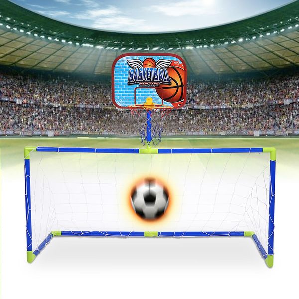 Tabellone Da Basket, Canestro Da Basket, Kit Da Basket Per Bambini, Pallacanestro Giocattolo Per Bambini, Sistema Di Calcio Per Bambini-image