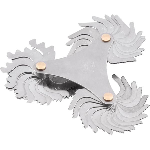 Misura Della Filettatura, Calibro Per Filettature, Calibro Per Tappi Di Filettatura, Passo Della Vite Whitworth, Calibro Per Passo Della Vite-image
