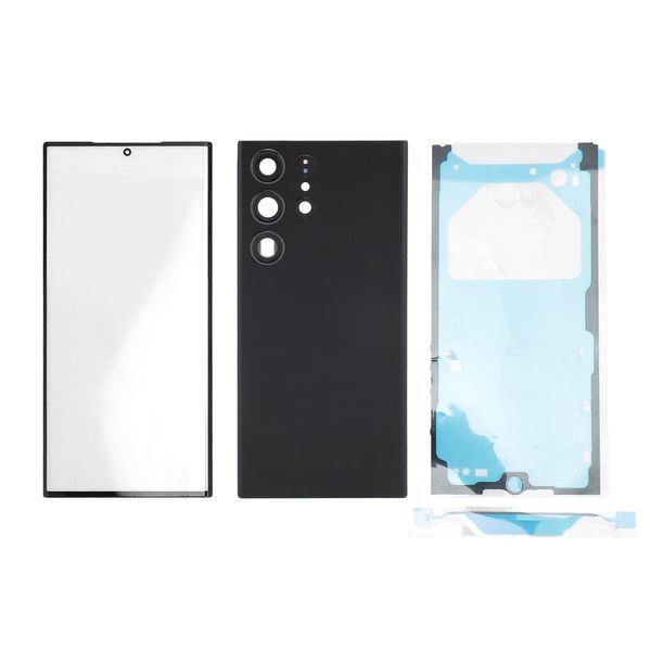 Copertura Di Vetro Posteriore Del Telefono, Sostituzione Della Copertura Posteriore Del Telefono, Sostituzione Dello Schermo Esterno Del Telefono, Schermo Esterno Di Vetro Anteriore Del Telefono, Copertura Del Pannello Posteriore Del Telefono, Kit Di Sostituzione Per Galaxy S23 Ultra-image