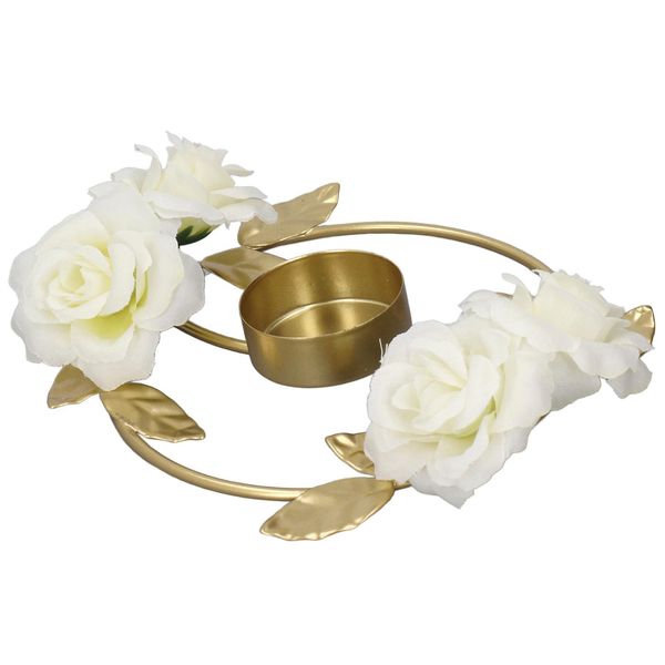 Portacandele, Portacandele In Ferro, Supporti Per Candele Decorativi, Portacandele Dorati, Ornamento Per Candele, Accessori Per Matrimonio-image