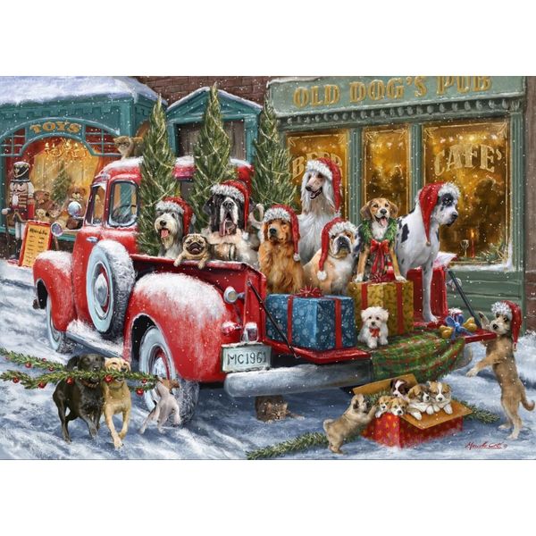 Bluebird Puzzle Cani Su Camion - 500 Pezzi Bunt-image