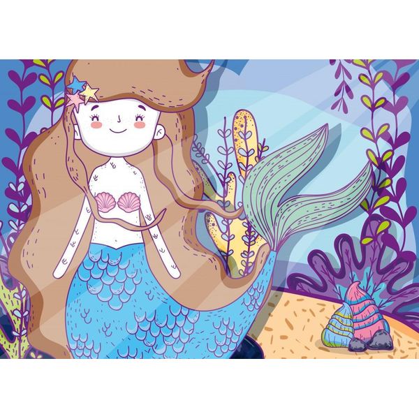 Bluebird Puzzle Puzzle Per Bambini Jolie Petite SirèNe - 24 Pezzi Sirena-image