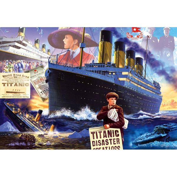 Bluebird Puzzle Titanic - 1000 Pezzi - Esperienza Di Puzzle Colorato-image