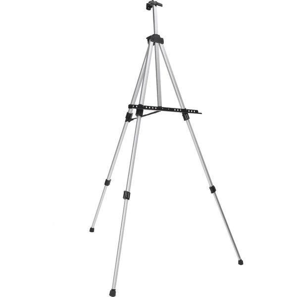 Supporto Portatile Del Metallo Del Cavalletto, Cavalletto Telescopico Del Ferro, Cavalletto Dello Scaffale Della Pittura, Cavalletto Del Supporto Del Disegno Della Pittura, Supporto Del Cavalletto Dell'esposizione, Rifornimenti Di Arte-image
