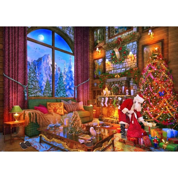 Puzzle Bluebird Christmas Lodge - 2000 Pezzi-image
