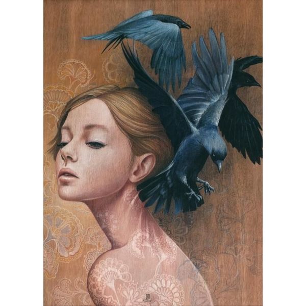 Grafika Puzzle Corbeaux - Motivo Artistico 1500 Pezzi Puzzle-image
