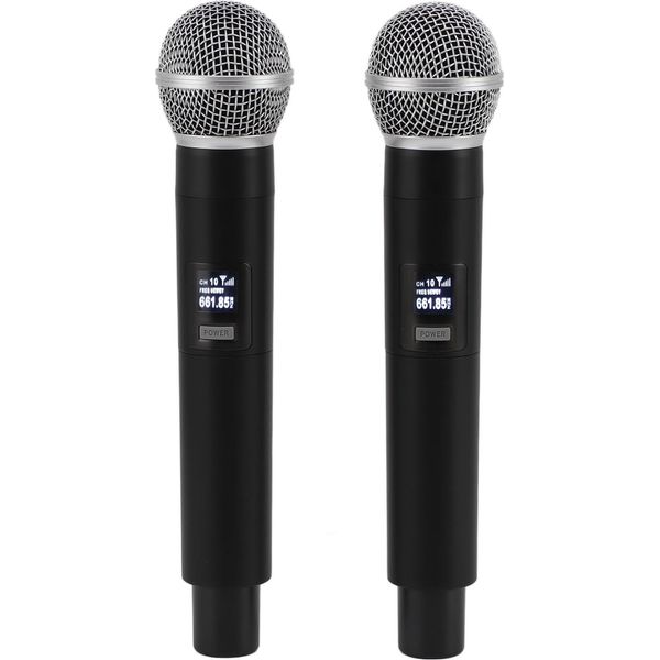 Microfono Uhf Senza Fili, Microfono Vhf Senza Fili, Microfono Professionale Senza Fili, Microfono Portatile Senza Fili, Microfono Senza Fili, Microfono Karaoke Senza Fili-image