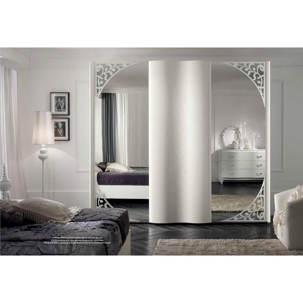 Armadio Guardaroba Lusso Ante Scorrevoli Design Camera Da Letto Armadi Legno Nuovo-image
