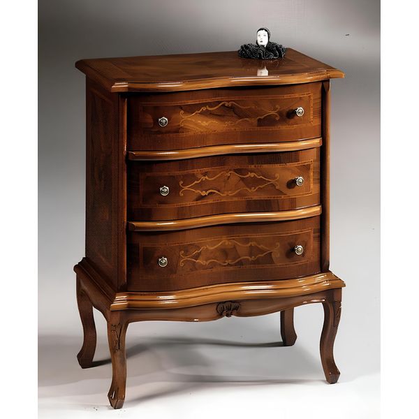 Cassettiera Credenza Armadio Credenza Mobili Stile Legno Lusso Nuovo-image