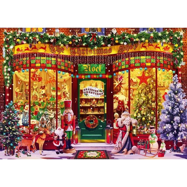 Puzzle Bluebird Festive Shop - Giocattolo Colorato Da 2000 Pezzi-image
