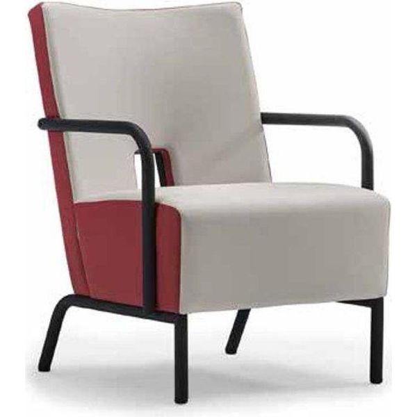 Poltrona In Pelle Poltrona Club Lounge Poltrona Monoposto Hotel Sala D'attesa Wing Chair-image