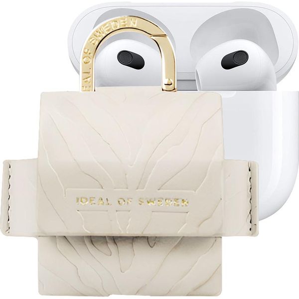 Ideal Of Sweden, Mini Custodia Per Airpods 3 Modello Flo Zebra Design, Giallo-Grigio-image