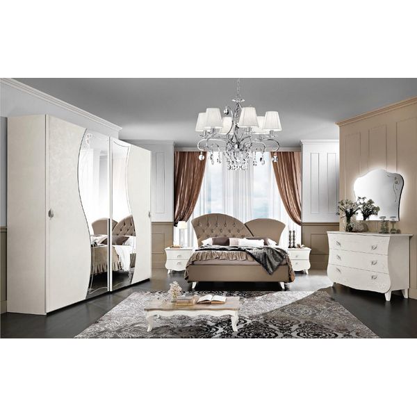 Armadio Mobili Di Lusso Armadi Per Camera Da Letto In Legno Arredamento Italiano-image