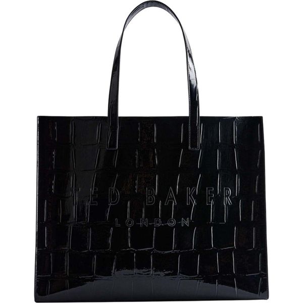 Ted Baker Borsa Shopper Allicon Croc Effect Extra Large Icon Bag Jet - Black Nero-image