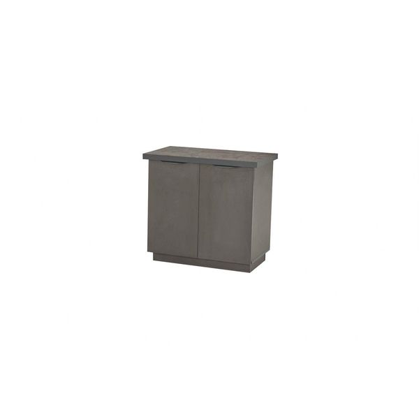 Credenza Design Moderno Stile Studio Grigio Unicolore Armadio Per Archiviazione-image